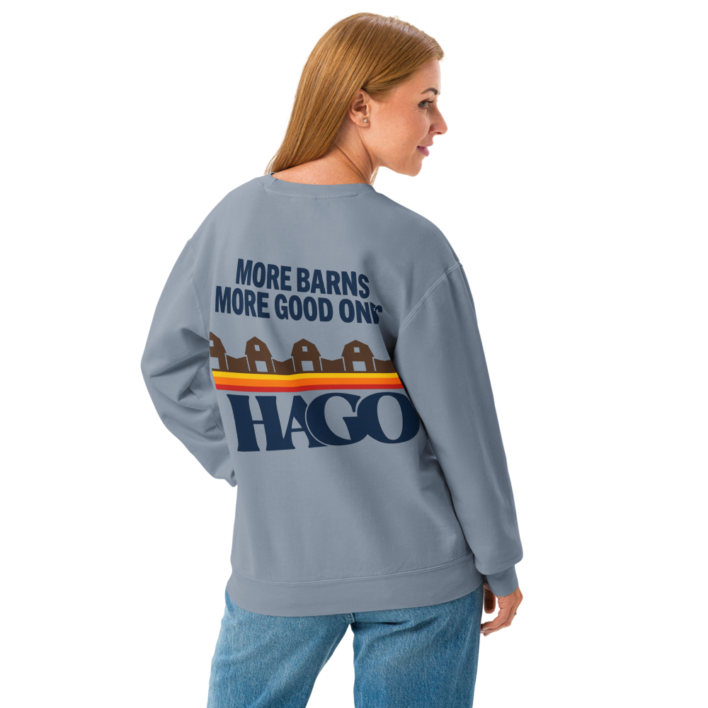 More Good Ones Come From Barns | Garment-Dyed Fleece Crewneck Sweatshirt