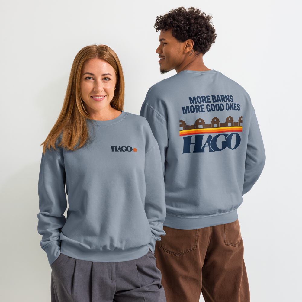 More Good Ones Come From Barns | Garment-Dyed Fleece Crewneck Sweatshirt
