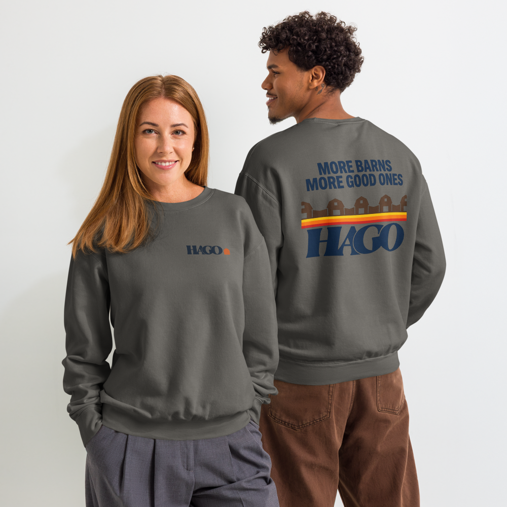More Good Ones Come From Barns | Garment-Dyed Fleece Crewneck Sweatshirt
