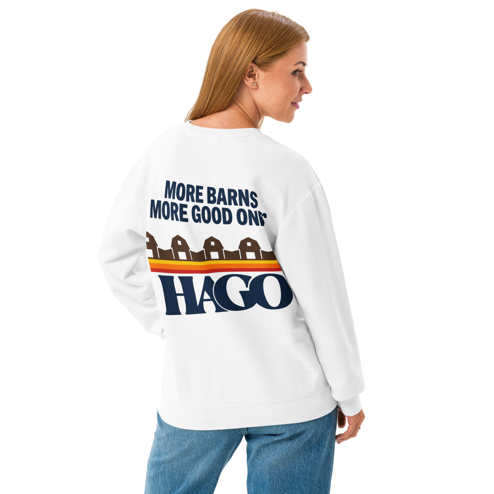 More Good Ones Come From Barns | Garment-Dyed Fleece Crewneck Sweatshirt
