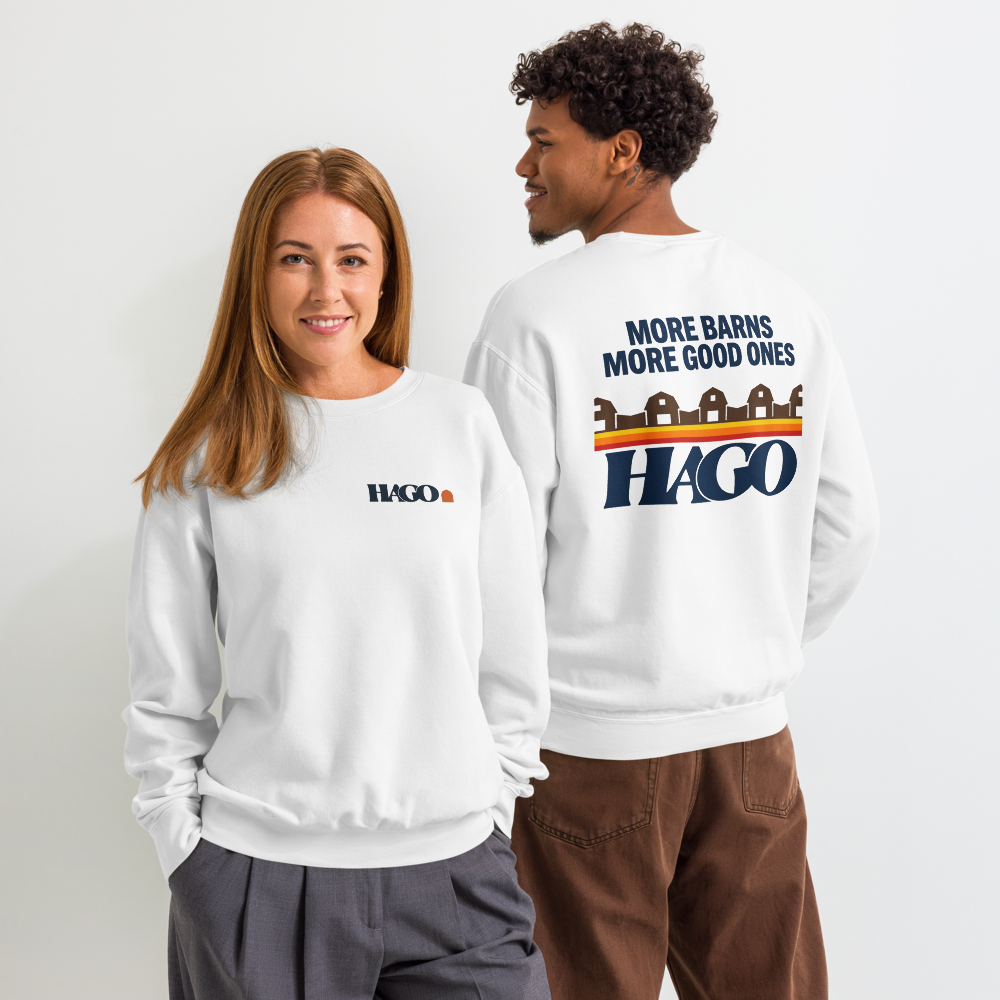 More Good Ones Come From Barns | Garment-Dyed Fleece Crewneck Sweatshirt