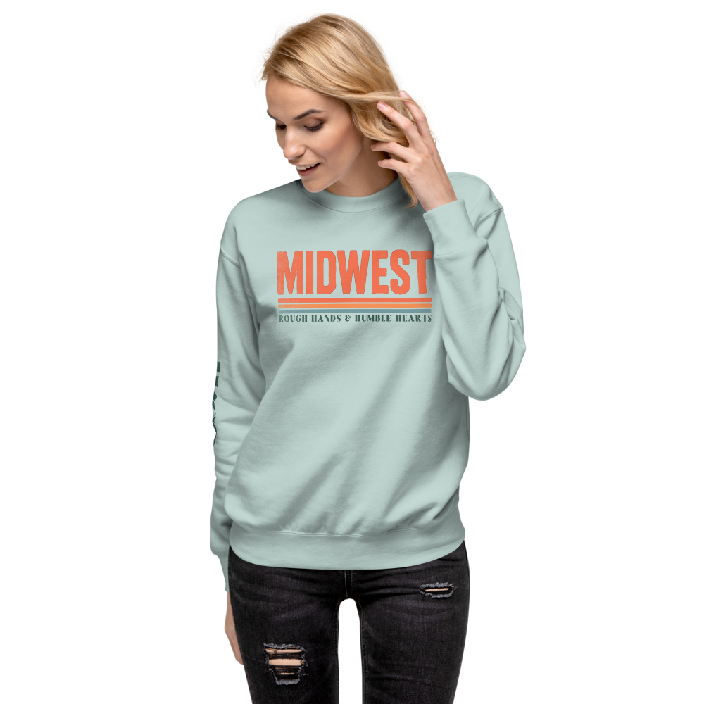 Midwest Rough & Humble Premium Sweatshirt | Unisex Pullover