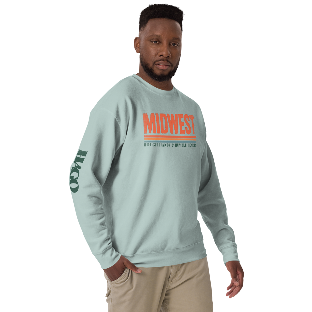 Midwest Rough & Humble Premium Sweatshirt | Unisex Pullover