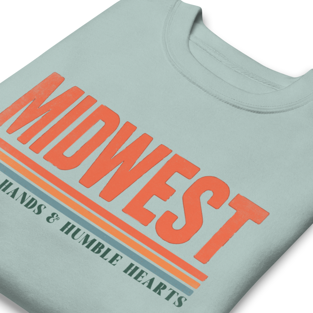 Midwest Rough & Humble Premium Sweatshirt | Unisex Pullover
