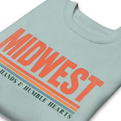 Midwest Rough & Humble Premium Sweatshirt | Unisex Pullover
