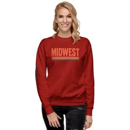 Midwest Rough & Humble Premium Sweatshirt | Unisex Pullover