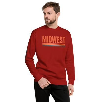 Midwest Rough & Humble Premium Sweatshirt | Unisex Pullover