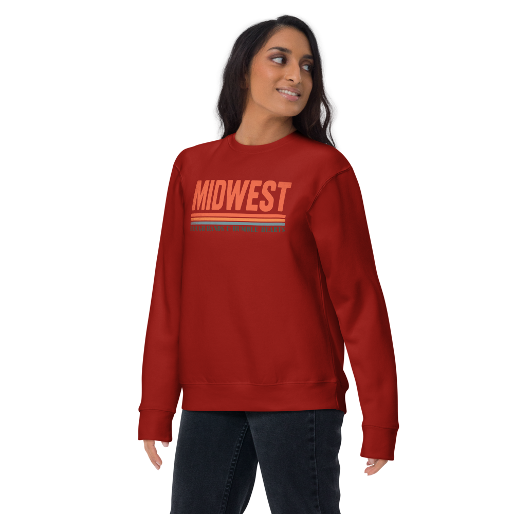 Midwest Rough & Humble Premium Sweatshirt | Unisex Pullover