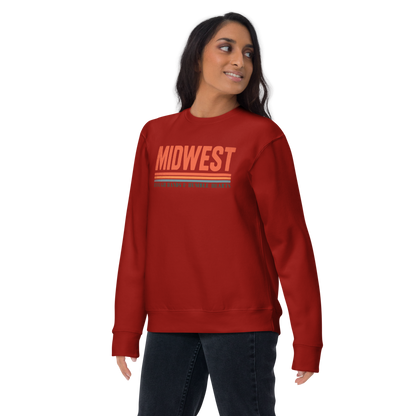 Midwest Rough & Humble Premium Sweatshirt | Unisex Pullover