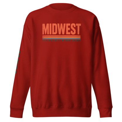 Midwest Rough & Humble Premium Sweatshirt | Unisex Pullover