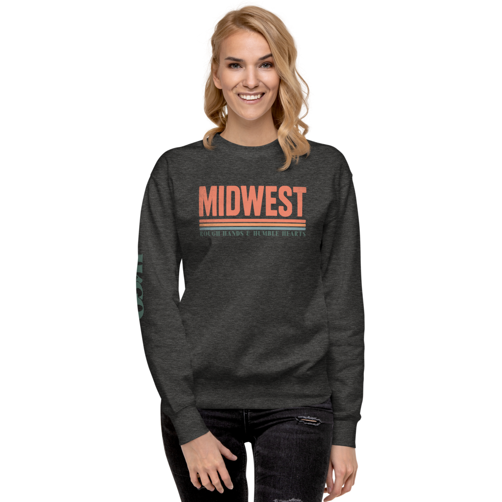 Midwest Rough & Humble Premium Sweatshirt | Unisex Pullover