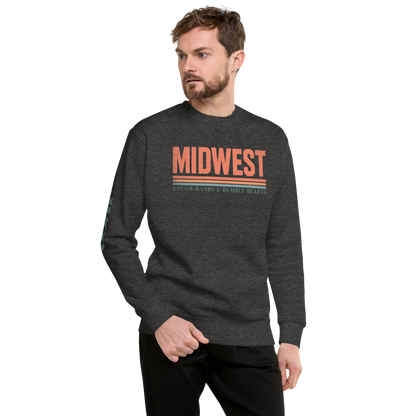Midwest Rough & Humble Premium Sweatshirt | Unisex Pullover