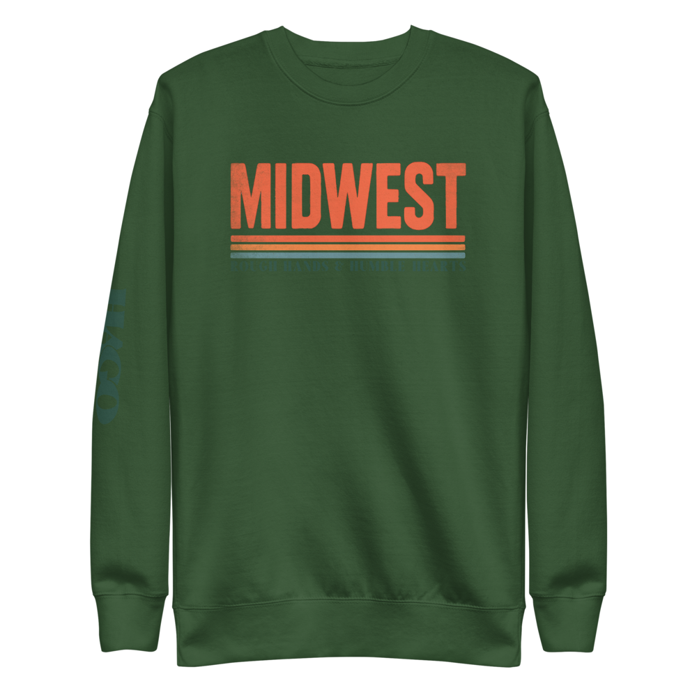 Midwest Rough & Humble Premium Sweatshirt | Unisex Pullover